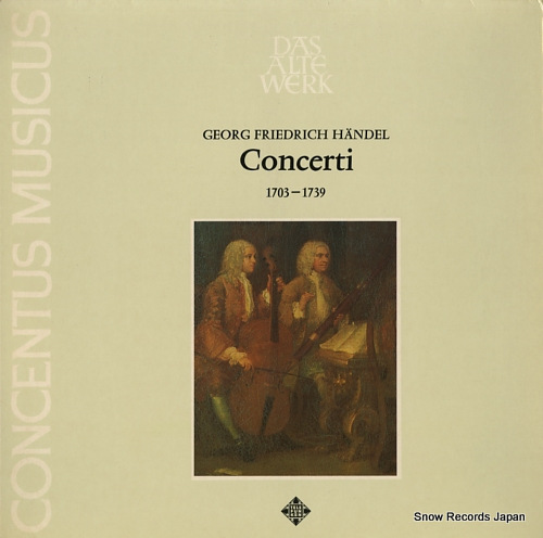 HARNONCOURT, NIKOLAUS handel; concerti 1703-1739 6.41270AW