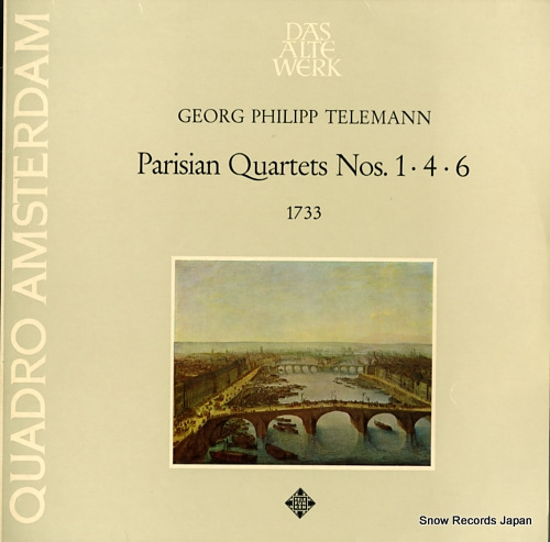 QUADRO AMSTERDAM telemann; parisian quartets nos.1.4.6 SAWT9448-A