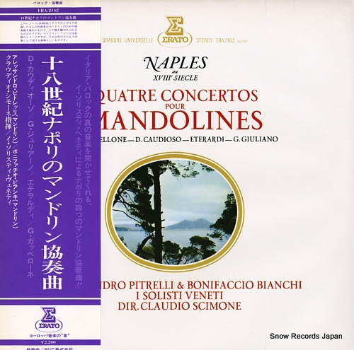 PITRELLI, ALESSANDRO / BONIFACCIO BIANCHI quatre concertos pour mandolines ERA-2162