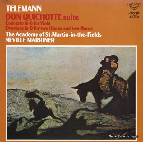 MARRINER, NEVILLE telemann; don quichotte suite SLA6305