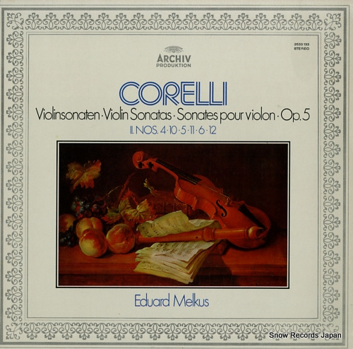 MELKUS, EDUARD corelli; sonates pour violon, op.5 2533133