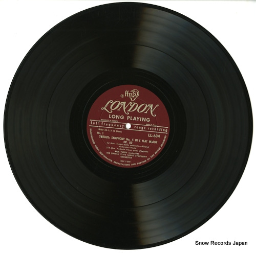 TUXEN, ERIC / THOMAS JENSEN sibelius; symphony no.5 in e flat major (opus 82) LL634 - disc
