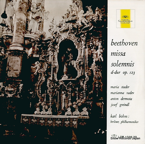 BOHM, KARL beethoven; missa solemnis d-dur op.123 LGM-1028/29