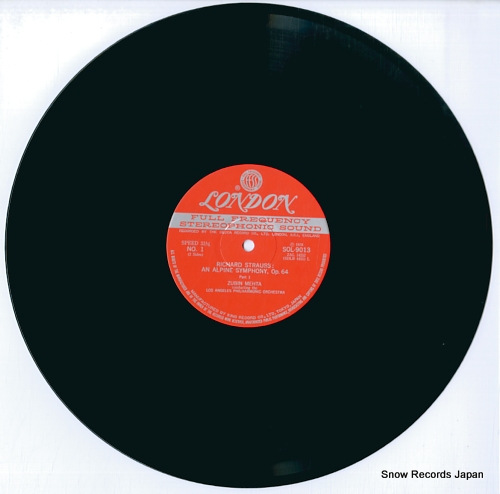 MEHTA, ZUBIN r.strauss; an alpine symphony / ein heldenleben SOL9013-4