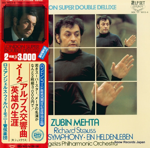 MEHTA, ZUBIN r.strauss; an alpine symphony / ein heldenleben SOL9013-4