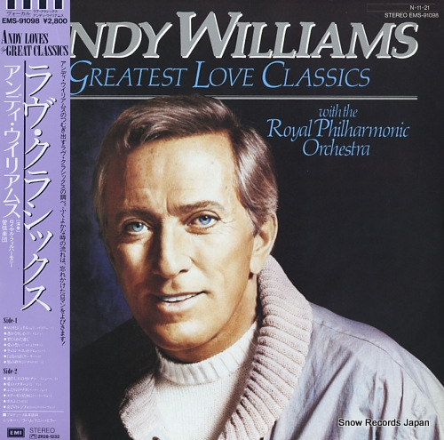 WILLIAMS, ANDY greatest love classics EMS-91098