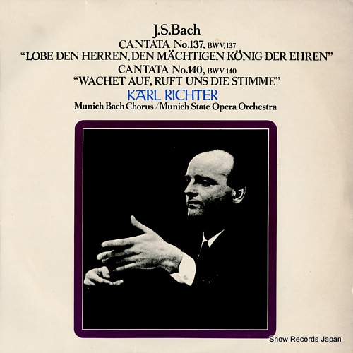 RICHTER, KARL bach; cantata no.137
