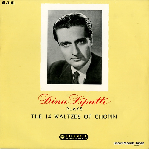 LIPATTI, DINU the 14 waltzes of chopin OL-3101