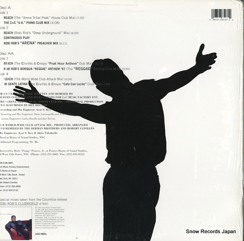 ROBI ROB'S CLUBWORLD reach / mi gente latina 44X78507 - back cover