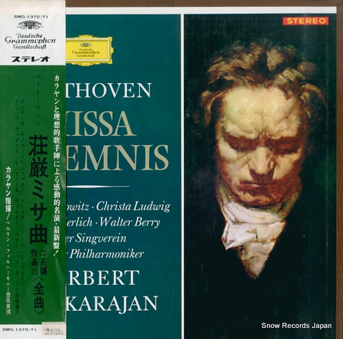 KARAJAN, HERBERT VON beethoven; missa solemnis SMG-1370/71