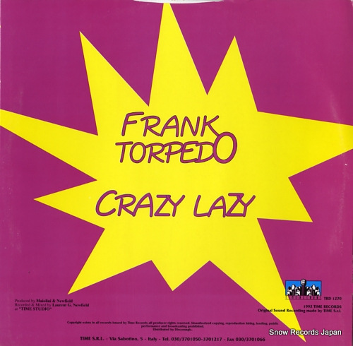 TORPEDO, FRANK crazy lazy TRD1270 - back cover
