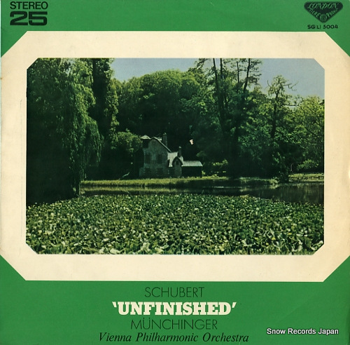 MUNCHINGER, KARL schubert; symphony no.8 in b minor