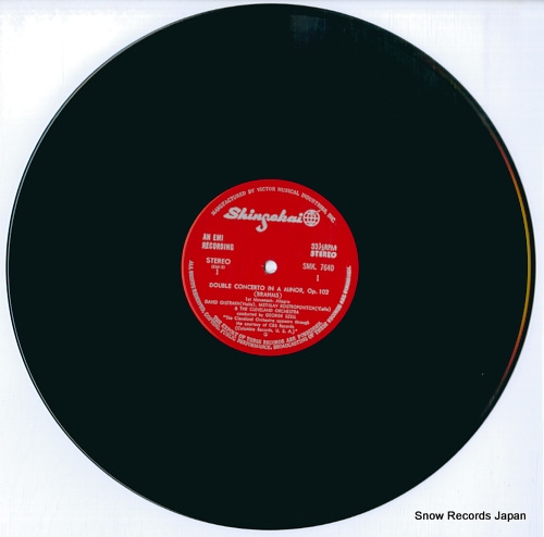 OISTRAKH, DAVID / MSTISLAV ROSTROPOVICH brahms; double concerto in a minor SMK-7640