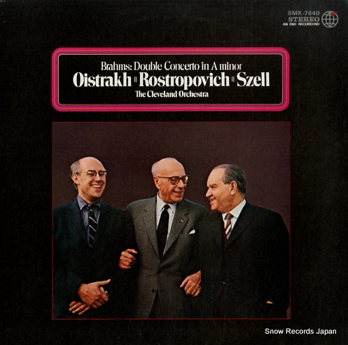 OISTRAKH, DAVID / MSTISLAV ROSTROPOVICH brahms; double concerto in a minor SMK-7640