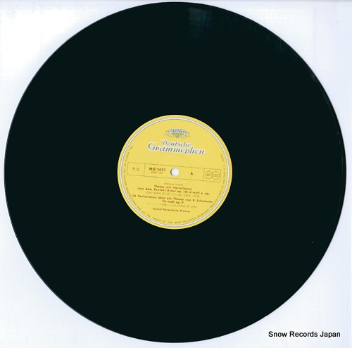 BARENBOIM, DANIEL brahms; variations for piano MG2431