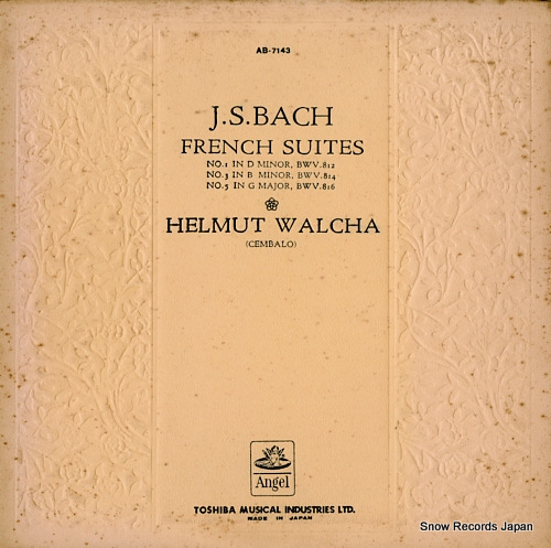 WALCHA, HELMUT bach; french suites AB-7143