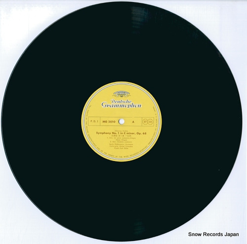 BOHM, KARL brahms; symphony no.1 in c minor, op.68 MG-2010 - disc