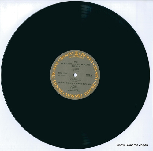 GOULD, GLENN bach; the six partitas 40AC1605-6