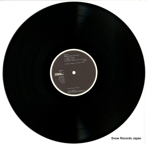 ROSEL, PETER brahms; klaviersonate c-dur op.1 ET-5048