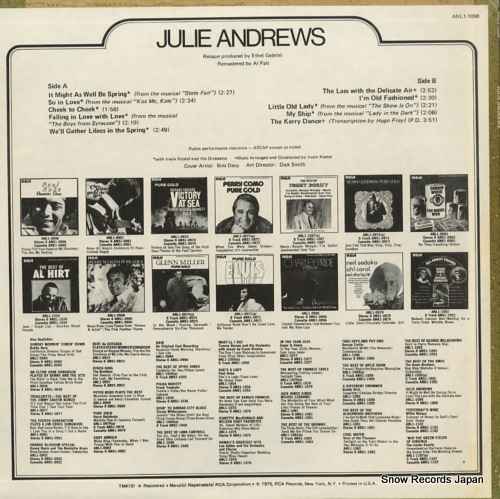 ANDREWS, JULIE julie andrews ANL1-1098