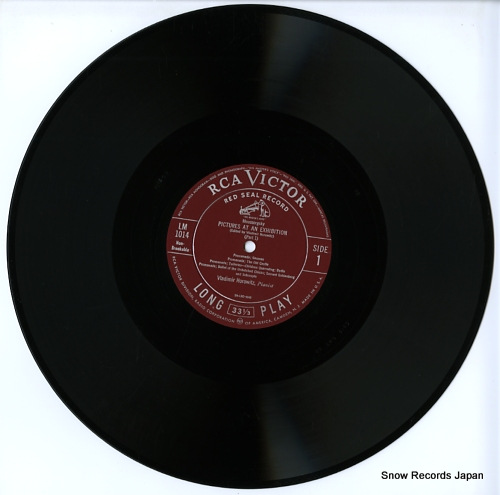 HOROWITZ, VLADIMIR moussorgsky; pictures at an exhibition LM-1014