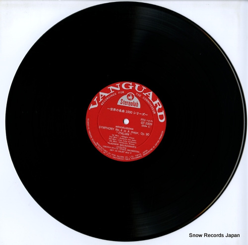 GOLSCHMANN, VLADIMIR mendelssohn; symphony no.4 in a major, op.90
