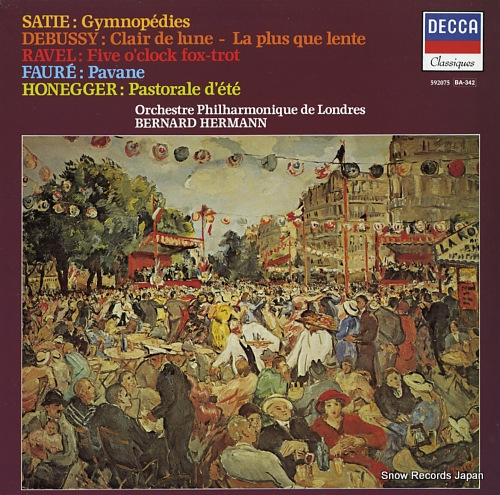 HERMANN, BERNARD satie; gyamnopedies 592075