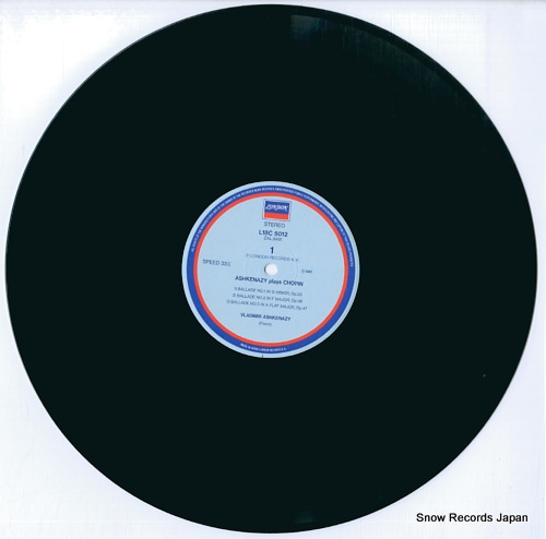 ASHKENAZY, VLADIMIR ashkenazy plays chopin L18C5012