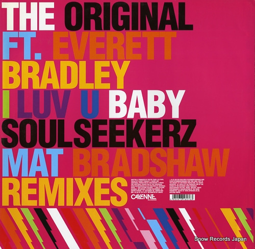ORIGINAL, THE i luv u baby(soulseekerz mat bradshaw remixes) SPICY003