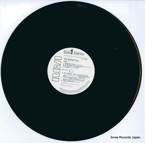 BUSTER the buster live RVP-6250 - disc