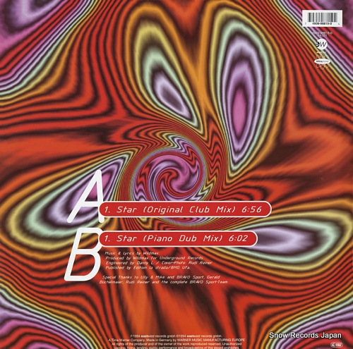 FULL SPEED star 4509-98815-0 - back cover