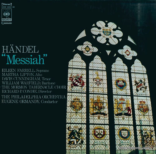 ORMANDY, EUGENE handel; messiah SONW20067-68