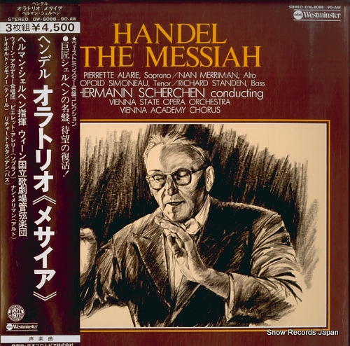 SCHERCHEN, HERMANN handel; the messiah OW-8088-90-AW