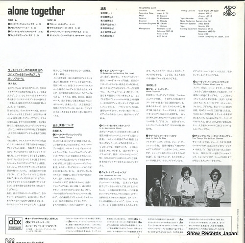 INOMATA, TAKESHI alone together ALJ-1035