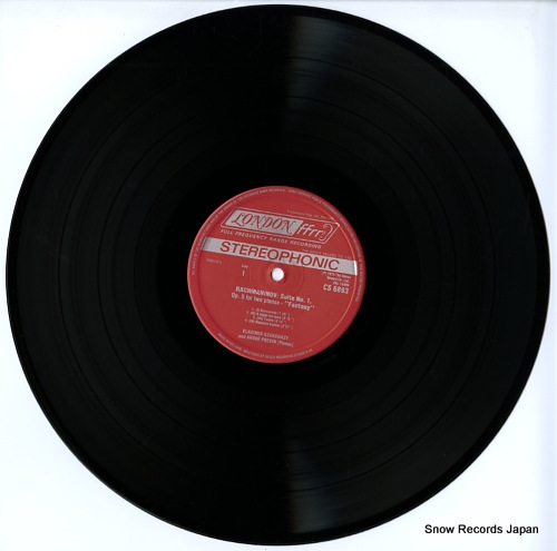 ASHKENAZY, VLADIMIR / ANDRE PREVIN rachmaninov; suites for two pianos no.1, op.5-no.2, op.17 CS6893