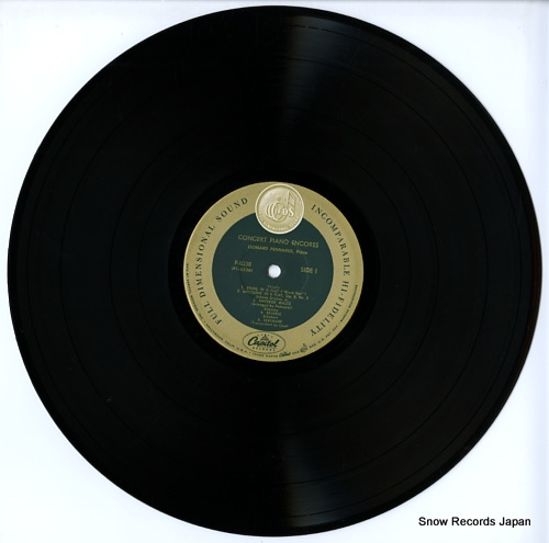 PENNARIO, LEONARD concert piano encores P8338