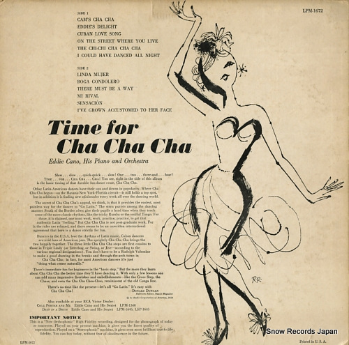 エディー・カノ time for cha cha cha LPM-1672