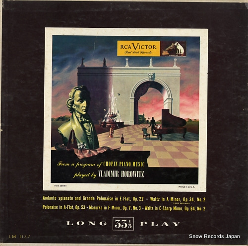 ǥߡ롦ۥå from a vladimir horowitz program LM-1137