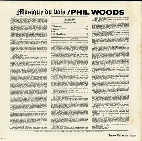 WOODS, PHIL musique du bois YQ-7030-MR