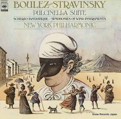 BOULEZ, PIERRE stravinsky; pulcinella suite 25AC426