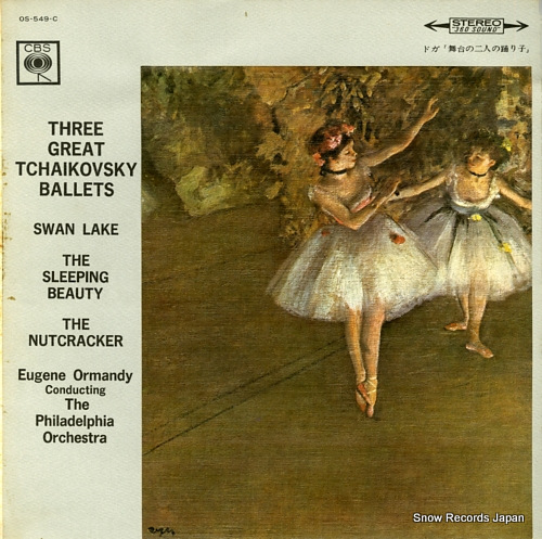 ORMANDY, EUGENE three great tchaikovsky ballets OS-549-C - front cover