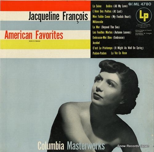 FRANCOIS, JACQUELINE - american favorites - ML4780