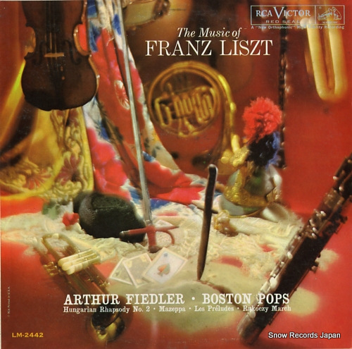FIEDLER, ARTHUR the music of franz liszt LM-2442