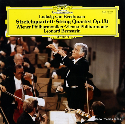 BERNSTEIN, LEONARD beethoven; streichquartett nr.14 cis-moll op.131 MG1232