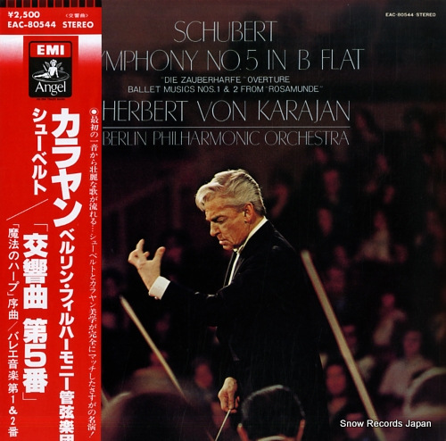 KARAJAN, HERBERT VON schubert; symphony no.5 in b flat EAC-80544