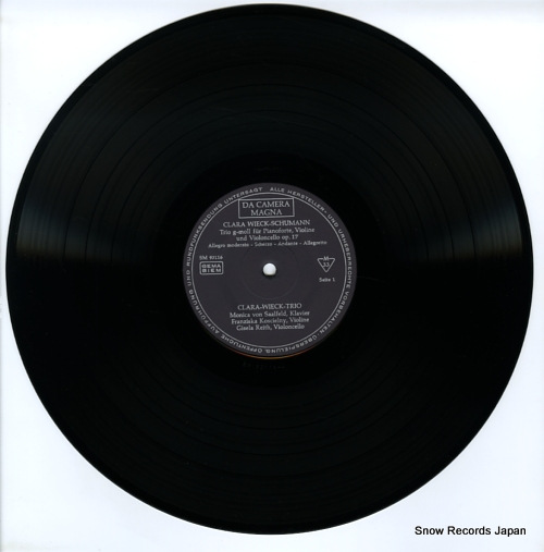 CLARA WIECK TRIO clara wieck-schumann; trio g-moll fur pianoforte violine und violoncello op.17 SM93116