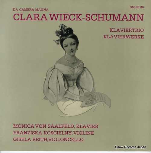 CLARA WIECK TRIO clara wieck-schumann; trio g-moll fur pianoforte violine und violoncello op.17 SM93116