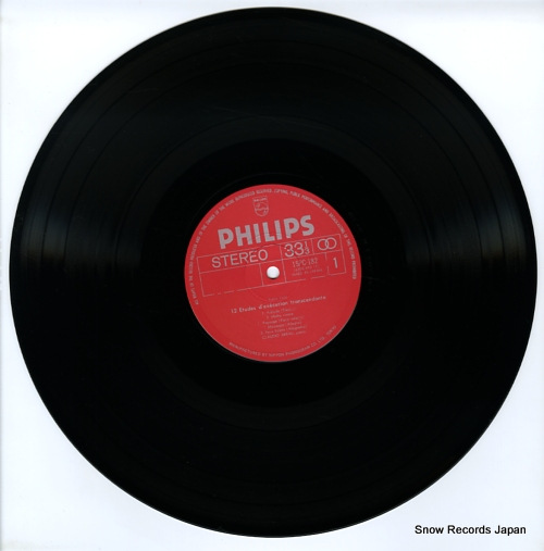 ARRAU, CLAUDIO liszt; 12 etudes d'execution transcendante 15PC-182-83
