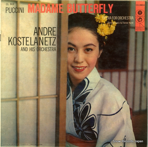 KOSTELANETZ, ANDRE puccini; madame butterfly CL869