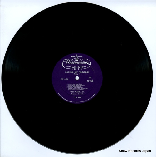 PARKER, BYRON nothing but percussion vol.1 WP-6130